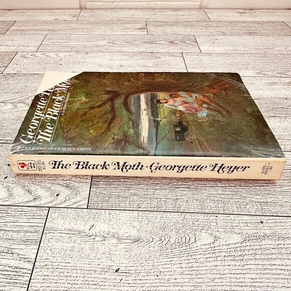The Black Moth by Georgette Heyer 1976 Vtg Paperback Novel PB Historical Romance - Picture 7 of 11